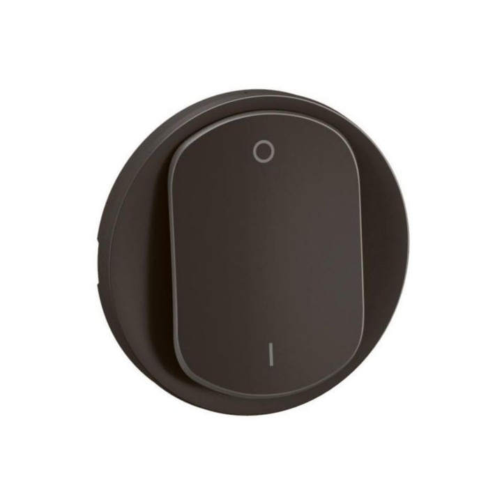 Legrand - Enjoliveur pour interrupteur bipolaire Céliane - Noir - Réf : CN0020