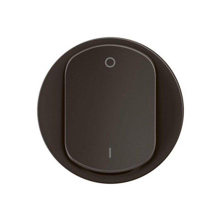Legrand Céliane - Enjoliveur pour interrupteur bipolaire - Noir - Réf : CN0020