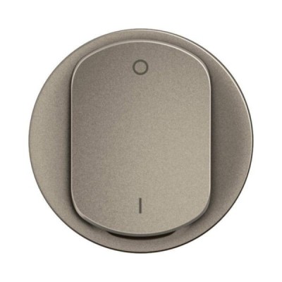 Legrand Céliane - Enjoliveur pour interrupteur bipolaire - Titanium - Réf : CT0020