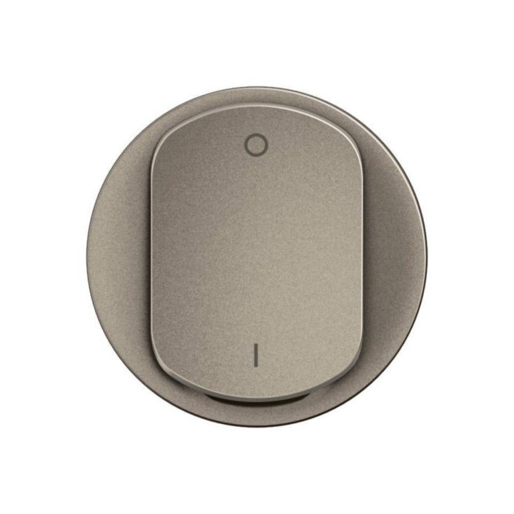 Legrand Céliane - Enjoliveur pour interrupteur bipolaire - Titanium - Réf : CT0020