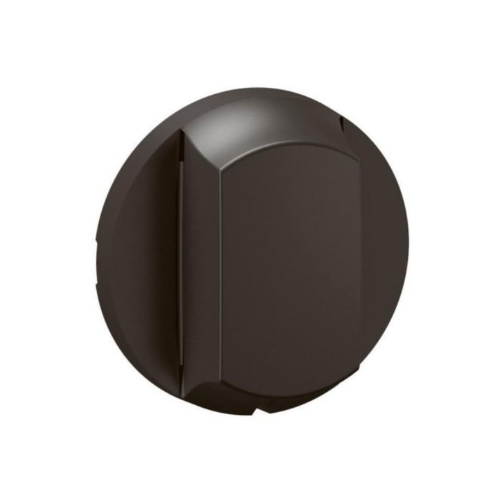 Legrand - Enjoliveur pour interrupteur ou va-et-vient à tirage Céliane - Noir - Réf : CN0008