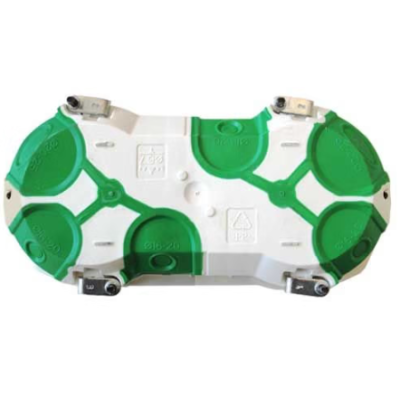 Schneider Multifix air - Boîte d'encastrement étanche - 2 postes - Diam.67mm - Prof.40mm - Réf : IMT35000