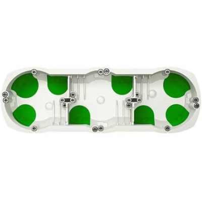 Schneider Multifix air - Boîte d'encastrement étanche - 3 postes- Diam.67mm - Prof.40mm - Réf : IMT35031