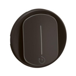 Legrand - Enjoliveur pour interrupteur temporisé sans Neutre Céliane - Noir - Réf : CN0077