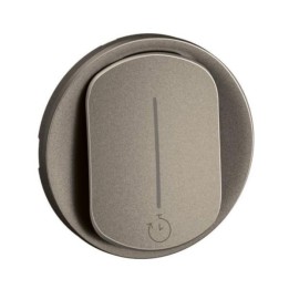 Legrand - Enjoliveur pour interrupteur temporisé sans Neutre Céliane - Titanium - Réf : CT0077