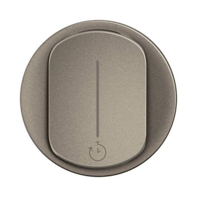 Legrand Céliane - Enjoliveur pour interrupteur temporisé sans Neutre - Titanium - Réf : CT0077