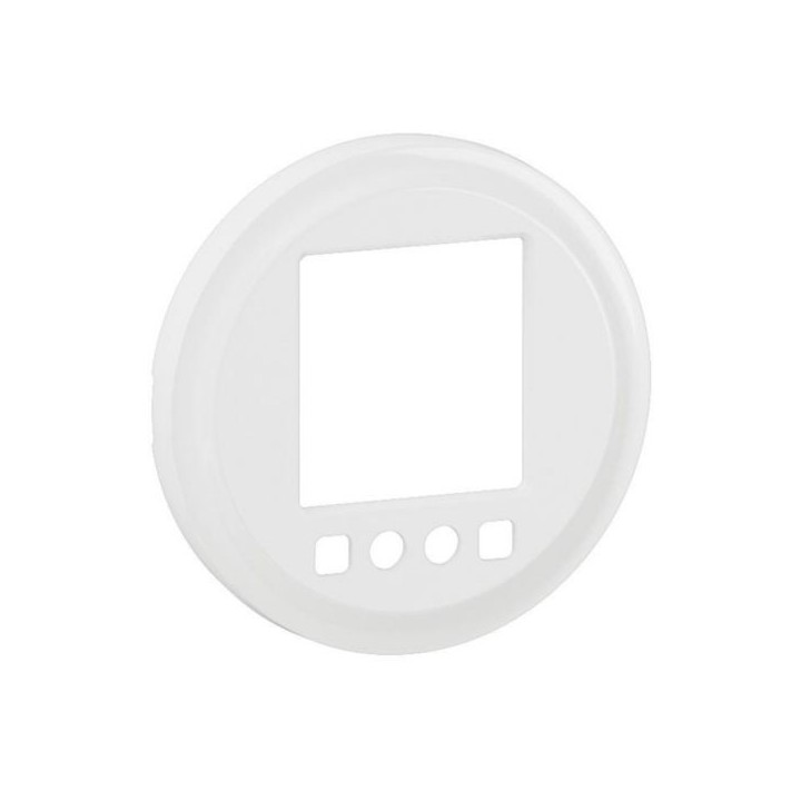 Legrand - Enjoliveur pour interrupteur horaire programmable 2 ordres Céliane - Blanc - Réf : CB0078
