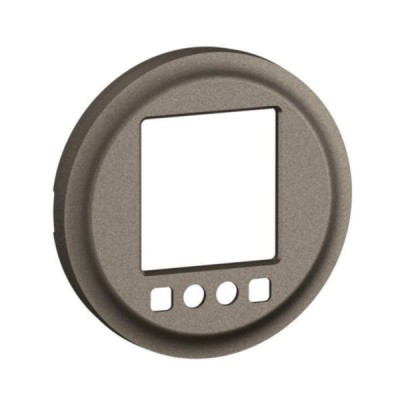 Legrand - Enjoliveur pour interrupteur horaire programmable 2 ordres Céliane - Titanium - Réf : CT0078