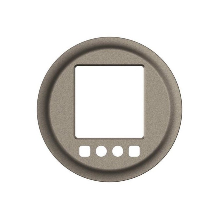 Legrand Céliane - Enjoliveur pour interrupteur horaire programmable 2 ordres - Titanium - Réf : CT0078