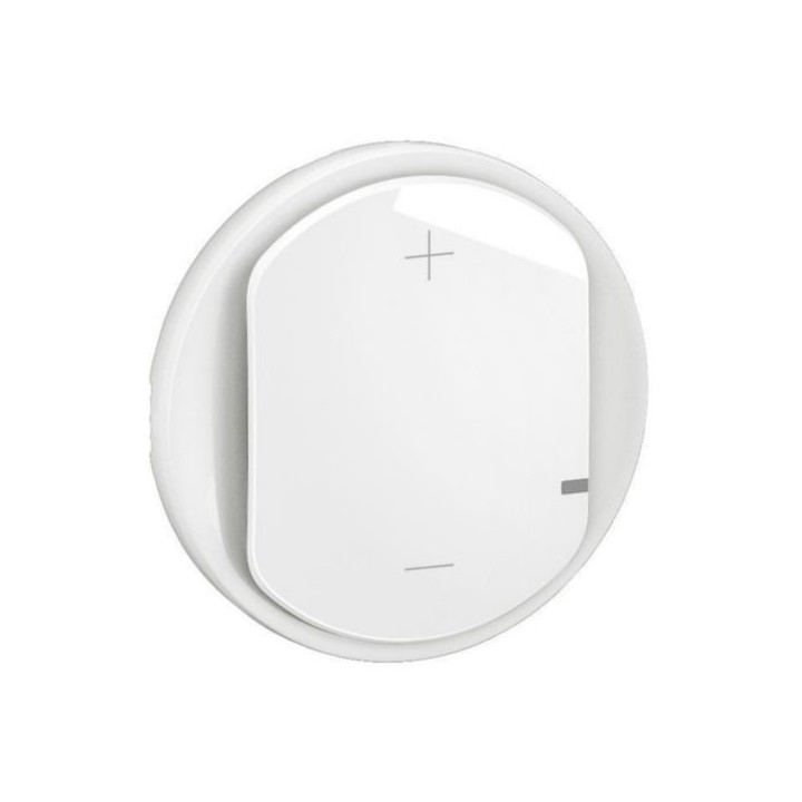 Legrand - Enjoliveur pour variateur type poussoir 2 fils 125W LED sans Neutre Céliane - Blanc - Réf : CB0060