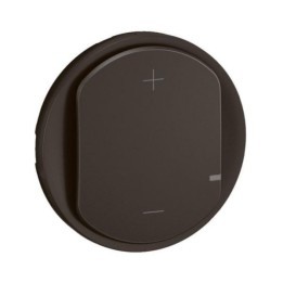 Legrand - Enjoliveur pour variateur type poussoir 2 fils 125W LED sans Neutre Céliane - Noir - Réf : CN0060