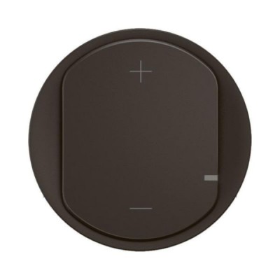 Legrand Céliane - Enjoliveur pour variateur type poussoir 2 fils 125W LED sans Neutre - Noir - Réf : CN0060