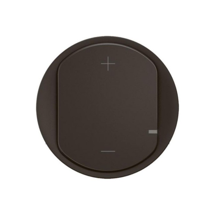 Legrand Céliane - Enjoliveur pour variateur type poussoir 2 fils 125W LED sans Neutre - Noir - Réf : CN0060