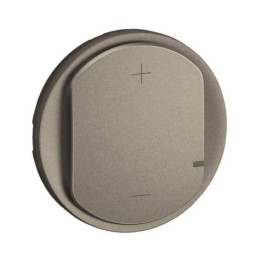 Legrand - Enjoliveur pour variateur type poussoir 2 fils 125W LED sans Neutre Céliane - Titanium - Réf : CT0060