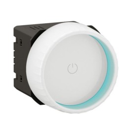 Legrand - Variateur Rotary Céliane avec ou sans Neutre 200W LED avec enjoliveur Blanc - Réf : CB0408