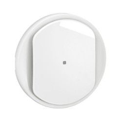 Legrand - Enjoliveur pour variateur type poussoir 3 fils 150W LED avec Neutre Céliane - Blanc - Réf : CB0064