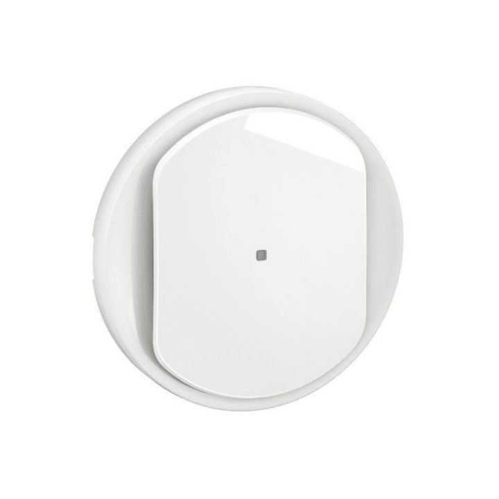 Legrand - Enjoliveur pour variateur type poussoir 3 fils 150W LED avec Neutre Céliane - Blanc - Réf : CB0064