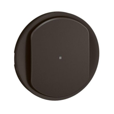 Legrand - Enjoliveur pour variateur type poussoir 3 fils 150W LED avec Neutre Céliane - Noir - Réf : CN0064