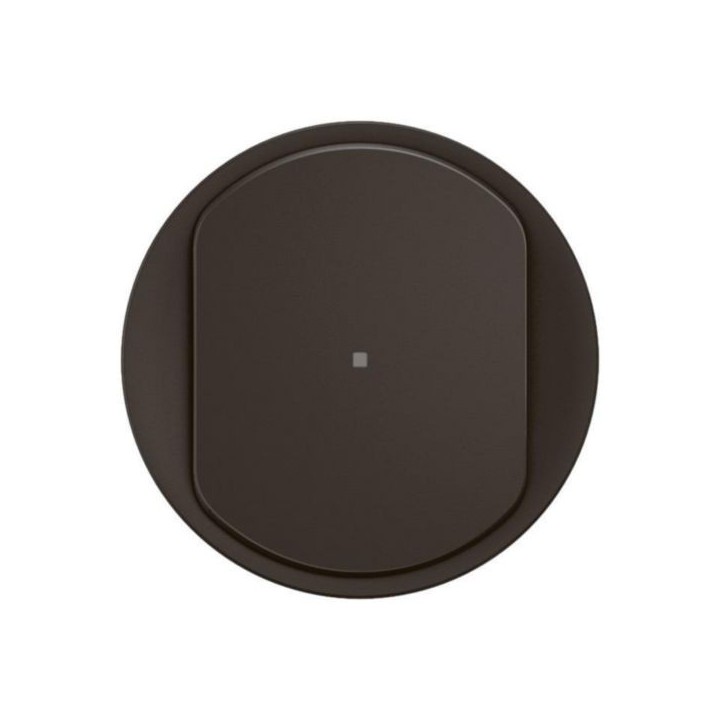 Legrand Céliane - Enjoliveur pour variateur type poussoir 3 fils 150W LED avec Neutre - Noir - Réf : CN0064