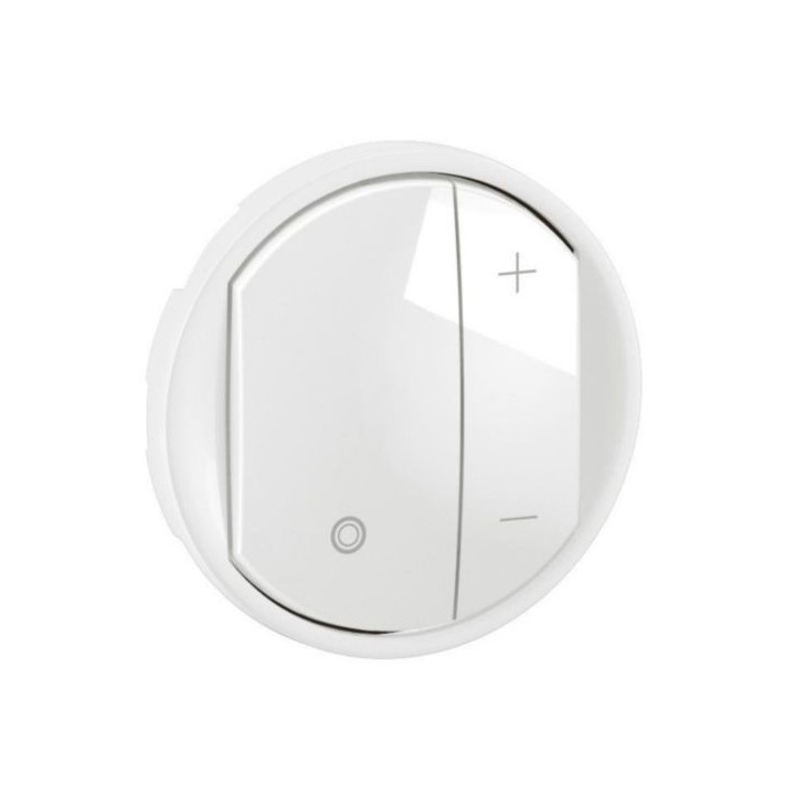 Legrand - Enjoliveur pour variateur type poussoir pour ballasts 1-10V avec Neutre Céliane - Blanc - Réf : CB0061