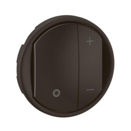 Legrand - Enjoliveur pour variateur type poussoir pour ballasts 1-10V avec Neutre Céliane - Noir - Réf : CN0061