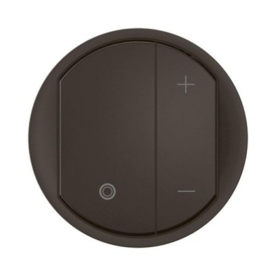 Legrand Céliane - Enjoliveur pour variateur type poussoir pour ballasts 1-10V avec Neutre - Noir - Réf : CN0061