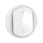 Legrand - Enjoliveur pour interrupteur ou poussoir VMC Céliane 2 vitesses - Blanc - Réf : CB6001