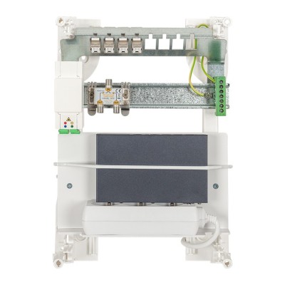 Omelcom - Coffret Start@Home M Connect - Grade 3TV - 4 RJ45 - Switch POE - Réf : GO067