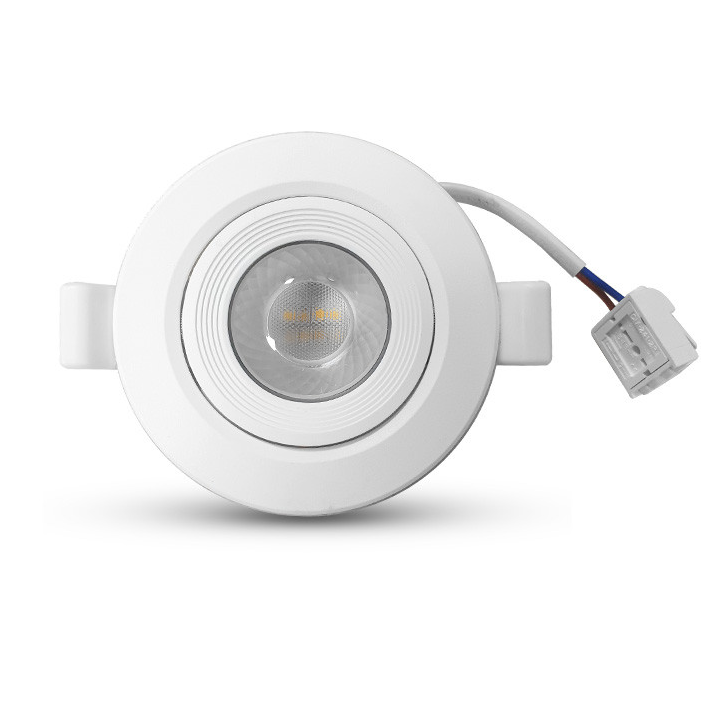 MIIDEX - Pack de 3 Spot LED -  Orientable - Dimmable - 5W - 4000K - Réf : 100353