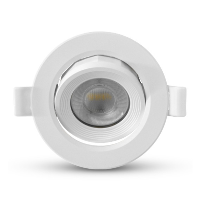 MIIDEX - Pack de 3 Spot LED -  Orientable - Dimmable - 5W - 4000K - Réf : 100353