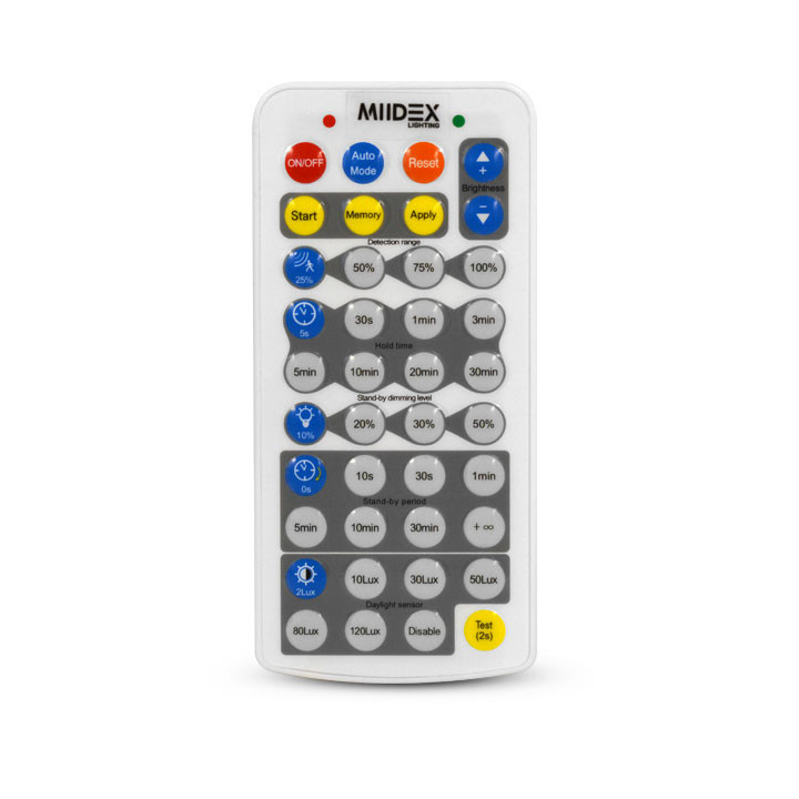 Miidex lighting - Télécommande pour détecteur HIGH BAY VOLT & LUNAR - Réf : 100782