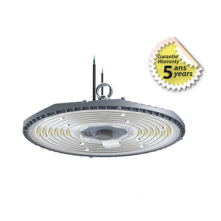 Miidex lighting - High bay LED - Dimmable 1-10V - 150W - 4000K - IP65 - Garantie 5 ans - Réf : 100798