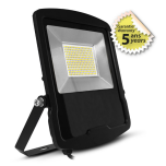 Miidex Lighting - Projecteur LED - Noir - 120W - 3000K - Garantie 5 ans - Réf : 100093