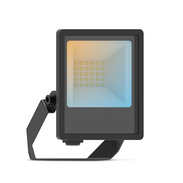 Miidex Lighting - Projecteur LED - Noir - 20W - CCT - IP65 - Réf : 100739
