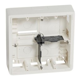 Legrand - Cadre saillie profondeur 46mm Mosaic pour 2x5 ou 2x2x2 modules et support - Réf : 080274