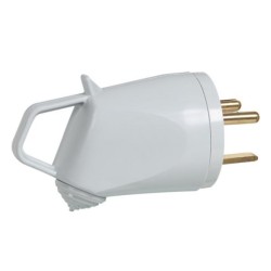 Legrand - Fiche 2P+T - 32A - 400V~ - gris - Réf : 055852