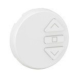 Legrand Céliane - Enjoliveur pour interrupteur individuel de volets Radio compatible RTS Somfy - Blanc - Réf : CB0042