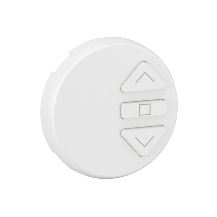 Legrand Céliane - Enjoliveur pour interrupteur individuel de volets Radio compatible RTS Somfy - Blanc - Réf : CB0042