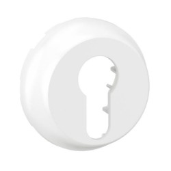 Legrand Céliane - Enjoliveur pour interrupteur à clé 2 positions - Blanc - Réf : CB0071