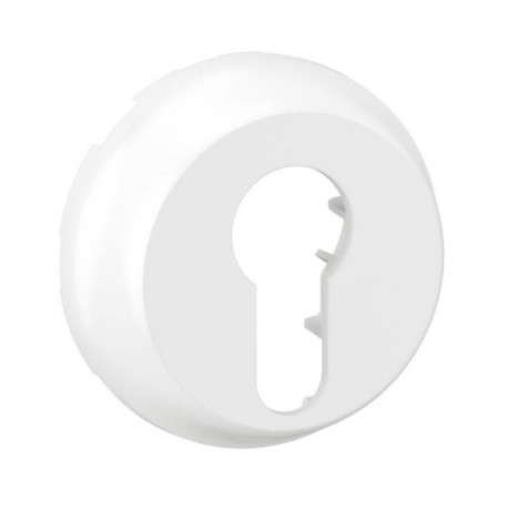Legrand Céliane - Enjoliveur pour interrupteur à clé 2 positions - Blanc - Réf : CB0071