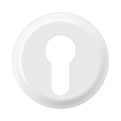 Legrand Céliane - Enjoliveur pour interrupteur à clé 2 positions - Blanc - Réf : CB0071