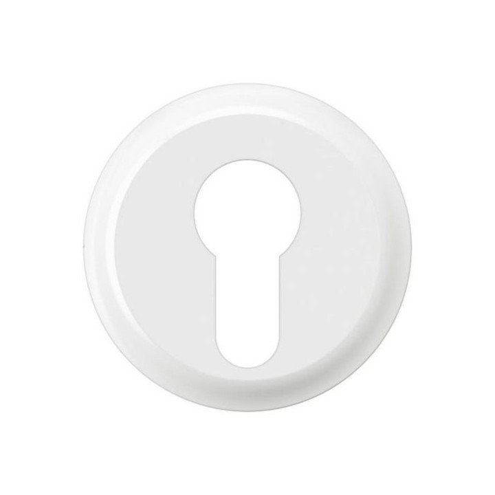 Legrand Céliane - Enjoliveur pour interrupteur à clé 2 positions - Blanc - Réf : CB0071