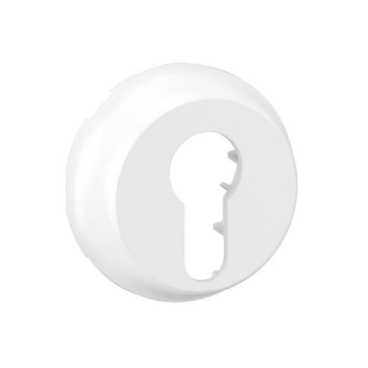 Legrand Céliane - Enjoliveur pour poussoir à clé 3 positions - Blanc - Réf : CB0072