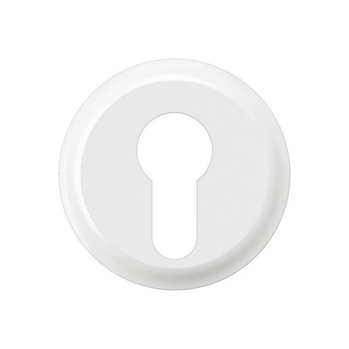 Legrand Céliane - Enjoliveur pour poussoir à clé 3 positions - Blanc - Réf : CB0072