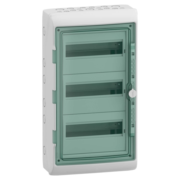 Schneider Mureva - Coffret Etanche Mureva pour appareillage modulaire 340x610mm 3 rangées x 12 Modules - Réf: 13966M