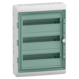 Schneider Mureva - Coffret Etanche Mureva pour appareillage modulaire 448x610mm 3 rangées x 18 Modules - Réf: 13967M