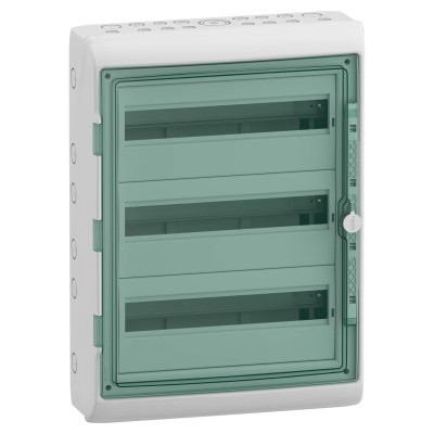 Schneider Mureva - Coffret Etanche Mureva pour appareillage modulaire 448x610mm 3 rangées x 18 Modules - Réf: 13967M