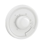 Legrand Céliane - Enjoliveur pour thermostat d'ambiance chauffage électrique / climatisation - Blanc - Réf : CB0250