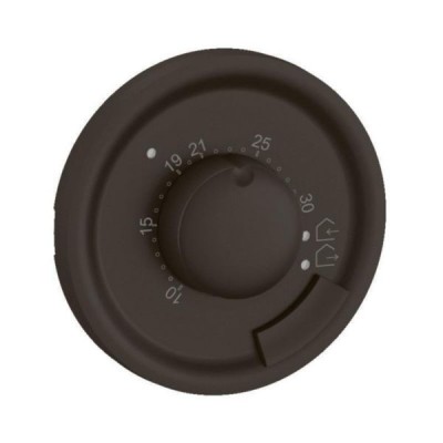 Legrand Céliane - Enjoliveur pour thermostat d'ambiance chauffage électrique / climatisation - Noir - Réf : CN0250