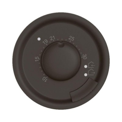 Legrand Céliane - Enjoliveur pour thermostat d'ambiance chauffage électrique / climatisation - Noir - Réf : CN0250